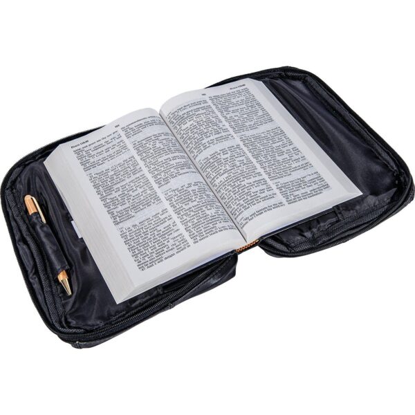 Womens Genuine Leather Embossed Bible Cover - Image 4