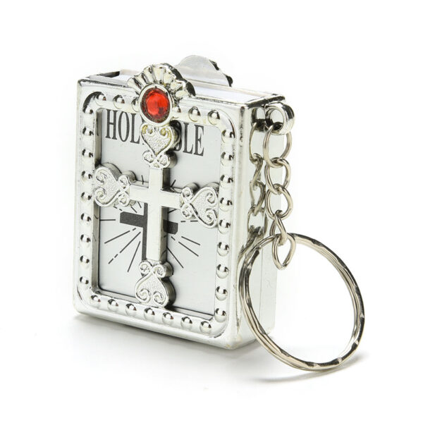 Gold Mini Bible Keychain - Image 2